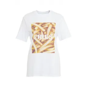 T-shirt Chips bianco