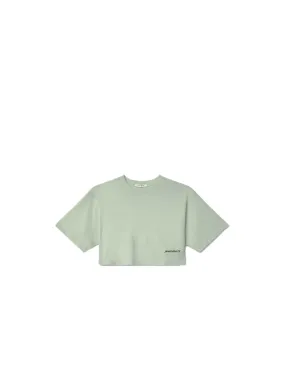 T-shirt Corta Mezza Manica Jersey - Verde Aloe