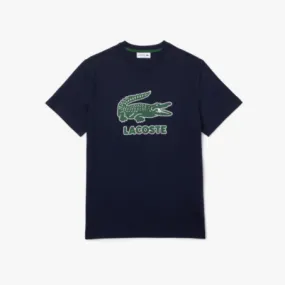 T-shirt Uomo Manica Corta LACOSTE TH0063 166 Blue Marine