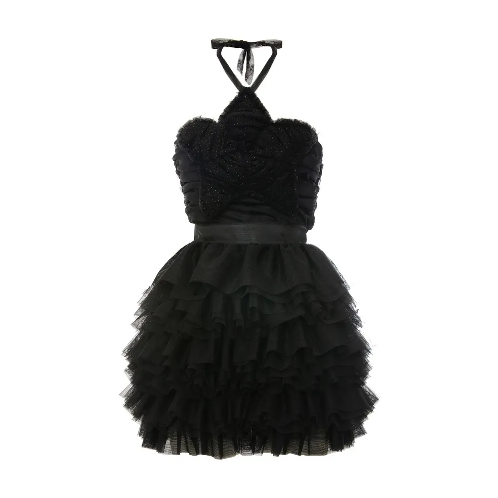 Teen Idol - Mini Dress in Tulle Andromeda - Nero - Abiti - Teen-Ager - Luxury Exclusive Collection