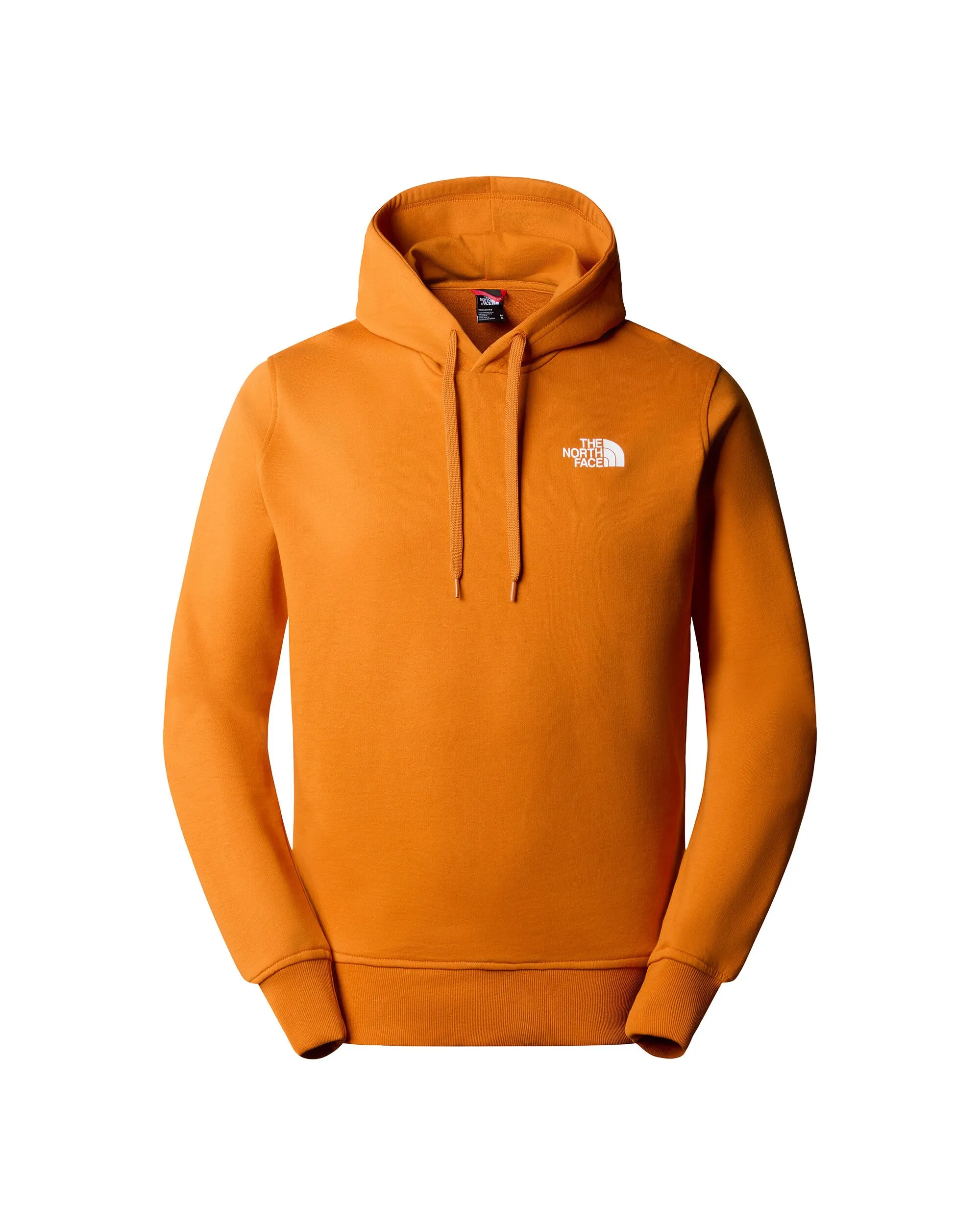 The North Face Felpa Con Cappuccio Drew Peak Mini Logo Arancio Uomo