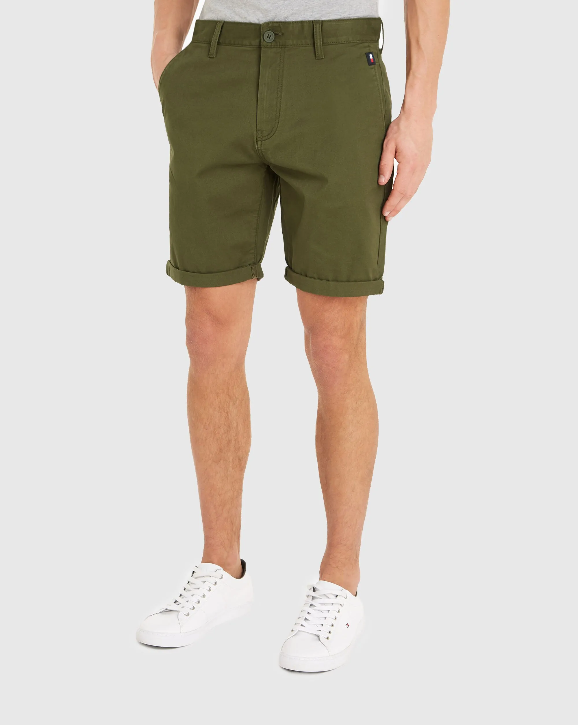 Tommy Hilfiger Jeans Bermuda Scanton Verde Uomo