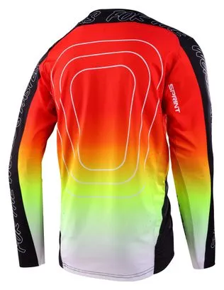 Troy Lee Designs Sprint Richter Long Sleeve Jersey Black