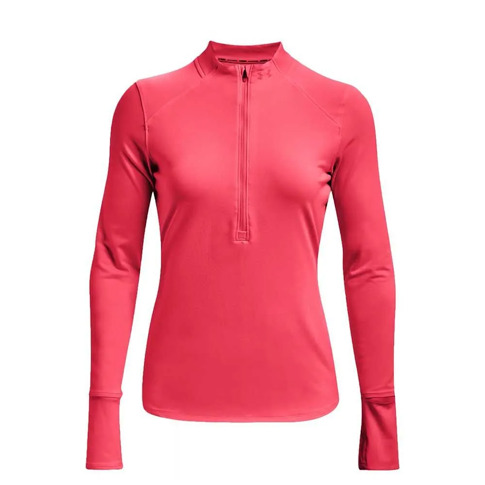      UNDER ARMOUR MAGLIA MANICA LUNGA MEZZA ZIP QUALIFIER RUN 2.0 DONNA  