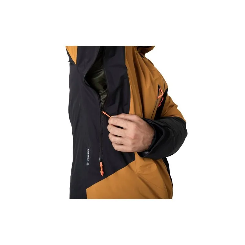 Uomo Salewa SELLA 3L PTX JACKET (marrone dorato) giacca da sci