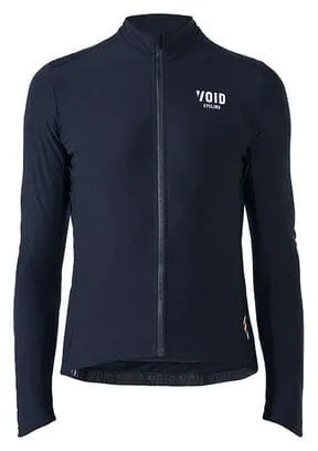 Void Yoke Zip Long Sleeve Jersey Black