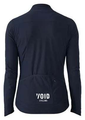 Void Yoke Zip Long Sleeve Jersey Black