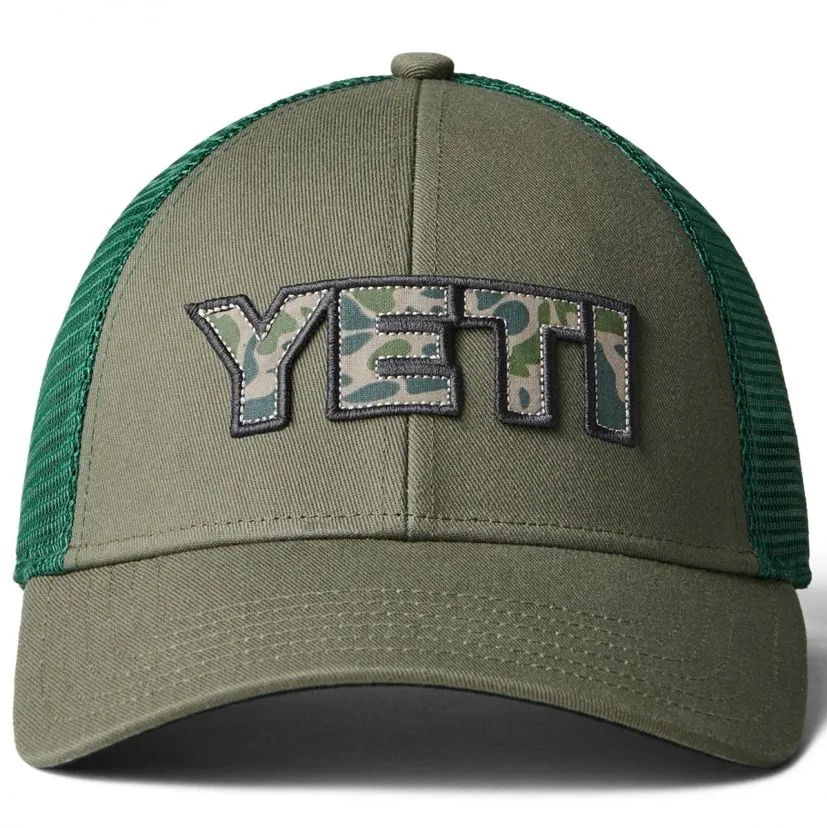 Yeti Camo Logo Badge Hat cappello