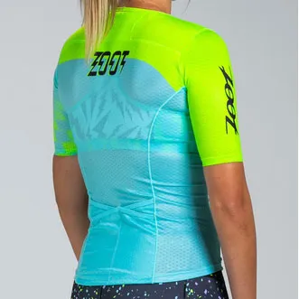 ZOOT LTD TRIATHLON W'S AERO JERSEY ELECTRIC